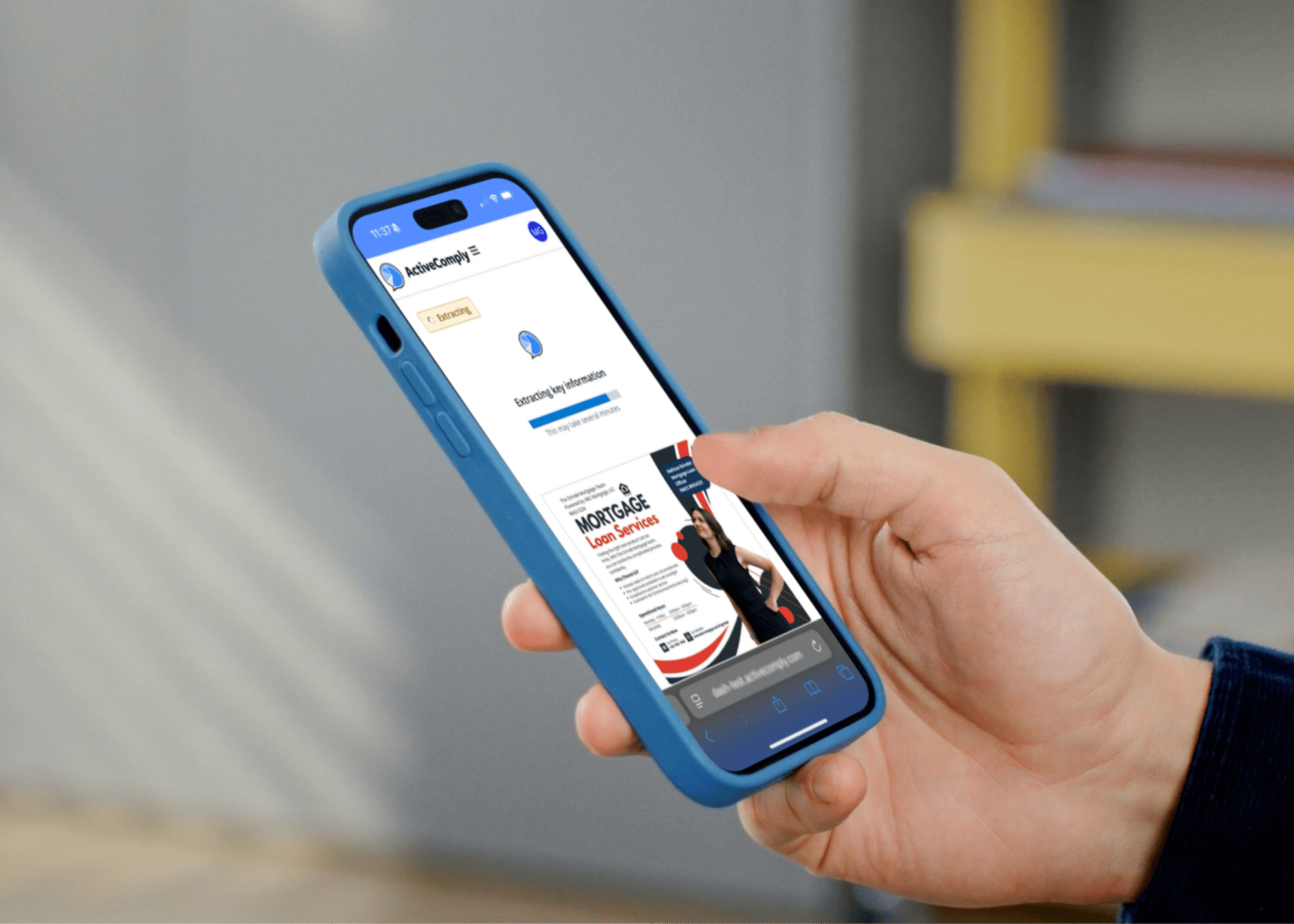 TrustFrame phone blur-1