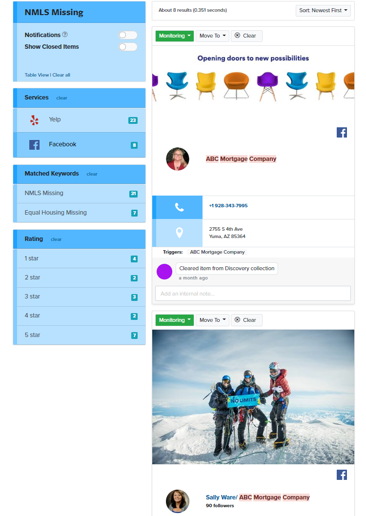 ActiveComply Missing NMLS ID Alerts ActiveComply Missing NMLS ID Alerts